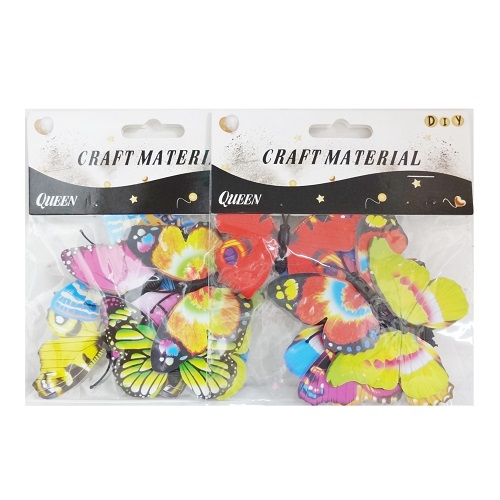 Craft Butterfly Plastic Smll Asst-wholesale Craft Butterfly Plastic Smll Asst-wholesale