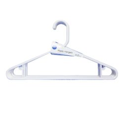 Hangers Plastic 7pk Asst Clrs-wholesale