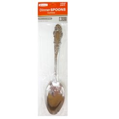 Dinner Spoons 6pc Stainless Steel-wholesale