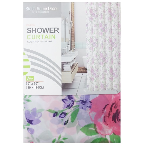 Shower Curtain 70X70 Flowers-wholesale Shower Curtain 70X70 Flowers-wholesale
