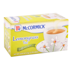 McCormick Tea Bags 25ct Lemon Grass-wholesale