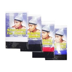 Stocking Tie Down Cap Black-wholesale