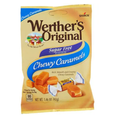 Werthers Chewy Caramels 1.46oz Sugar Fre-wholesale