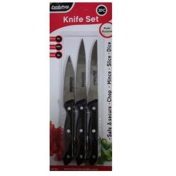 Knife Set 3pc Asst Sizes-wholesale