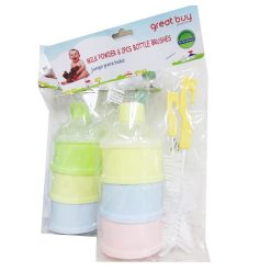 Baby Milk Powder Dispenser & Brushes-wholesale