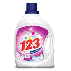 1-2-3 Liq Detergent 4.65Ltr Cn Suavizant-wholesale