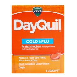 Vicks DayQuil Liq Caps 8ct Cold & Flu-wholesale