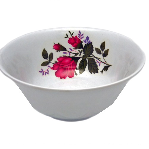 Melamine Bowl 6in Red Flower-wholesale