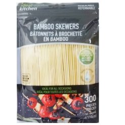 Bamboo Skewers 300ct 4in-wholesale