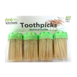 Ideal Toothpicks 4pk 800ct-wholesale