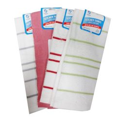 Kitchen Towel 1pc W-Stripe Asst Clrs-wholesale