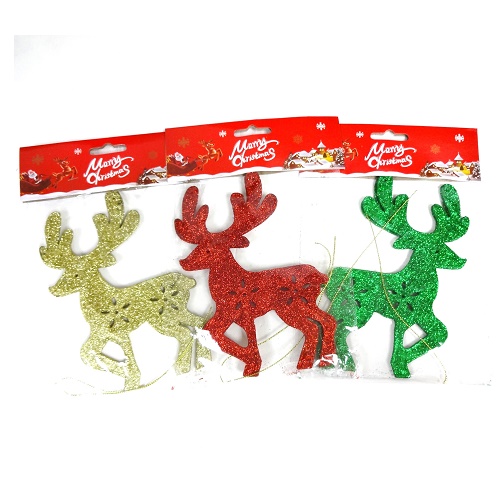 X-Mas Decor Reindear 6in Asst Clrs-wholesale X-Mas Decor Reindear 6in Asst Clrs-wholesale