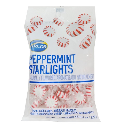 Arcor Peppermint Starlights Candy 8oz-wholesale Arcor Peppermint Starlights Candy 8oz-wholesale