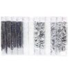 Hair Elastic Bands 2000pc Black & White-wholesale Hair Elastic Bands 2000pc Black & White-wholesale