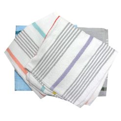 A.M Bath Towels 27X54in W-Stripes Asst C-wholesale