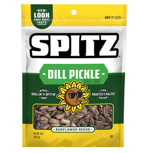 Spitz Sunflower Seeds 6oz Dill Pickles-wholesale Spitz Sunflower Seeds 6oz Dill Pickles-wholesale