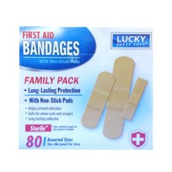 Lucky First Aid Bandages 80ct-wholesale