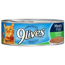 9 Lives 5.5oz Chicken Meaty Pate-wholesale