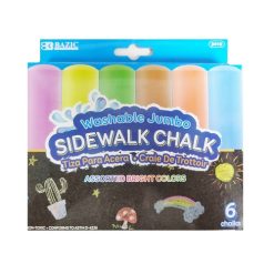 Chalk Jumbo 6pk Asst Clrs-wholesale