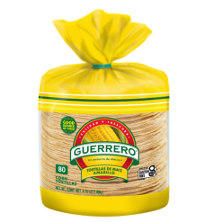 Guerrero Corn Tortillas 80ct Yellow 6in-wholesale