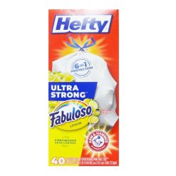 Hefty Kitchen Bags 40ct 13gl Lemon-wholesale