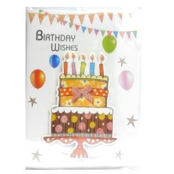Happy Birthday Cards Asst 3D-wholesale