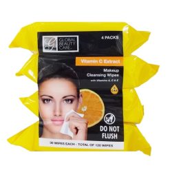 Make-Up Cleansing Wipes 120ct Vitamin C-wholesale