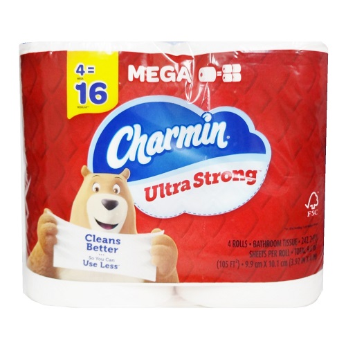 Charmin Ultra Strong Bath Tissue 4pk 242wholesale