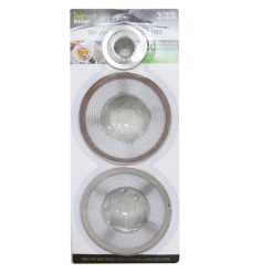 Ideal Sink Strainer 3pk Stainless Steel-wholesale