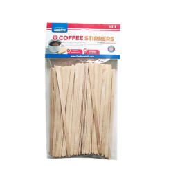 Coffee Stirrers Wood 200pc 5in-wholesale