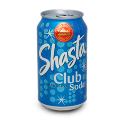 Shasta Soda 12oz Club Soda Can-wholesale