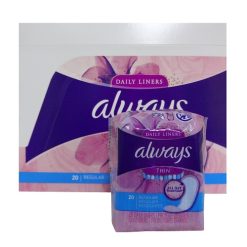 Always Thin Panty Liners 20ct Unscented-wholesale
