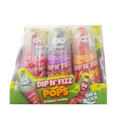 Dip N Fizz Pops Candy 1.41oz Asst Flavor-wholesale