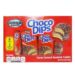 G.B Choco Dips 6.8oz Origina 8pk-wholesale