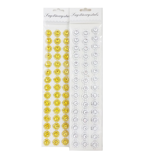 Sticker Rhinestones Stips Gold & Silver-wholesale Sticker Rhinestones Stips Gold & Silver-wholesale