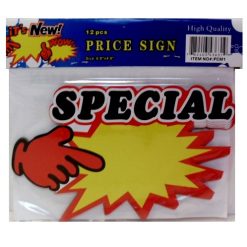 Price Sign SPECIAL 6.8 x 4.8IN