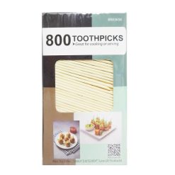 Toothpicks Wooden 800ct Box-wholesale