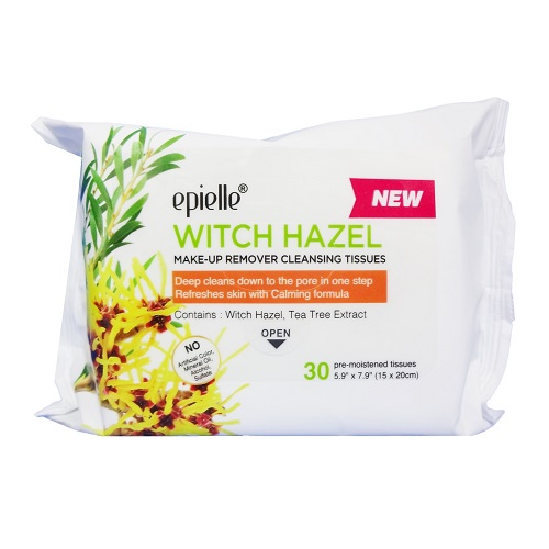 Epielle Cleansing Tissue 30ct W-Hazel-wholesale Epielle Cleansing Tissue 30ct W-Hazel-wholesale
