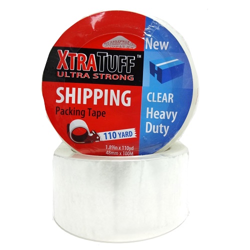 Xtra Tuff Tape 1.89X110yd Clear-wholesale Xtra Tuff Tape 1.89X110yd Clear-wholesale