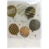 Happy Birthday Cards Asst Gold & Black-wholesale Happy Birthday Cards Asst Gold & Black-wholesale