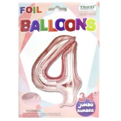 Balloons Foil 34in Rose #4-wholesale