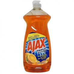 Ajax Dish Liq 28oz Triple Action Orange