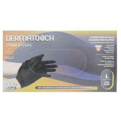 Komfort Nitrile Gloves Blck 100ct Lg-wholesale