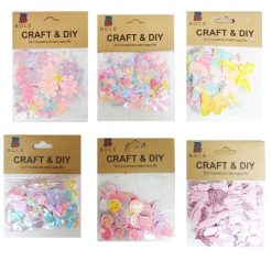 Arts & Crafts Sparkling Confetti Asst-wholesale