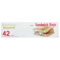 K & B Sandwich Bags 42ct Zipper Seal-wholesale
