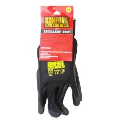 Komfort Grip Work Gloves M Black-wholesale