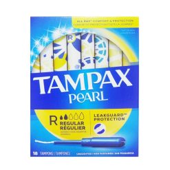 Tampax Pearl Reg 18ct Plastic-wholesale