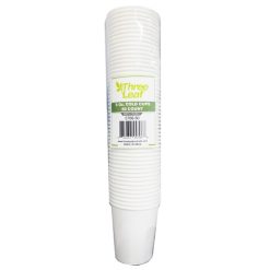 Three Leaf Paper Cups 50ct 6oz-wholesale