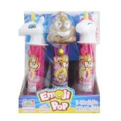 Emoji Pop W-Lollipop 0.39oz Asst-wholesale