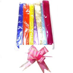 Ribbon Pull Flower Asst Clrs-wholesale